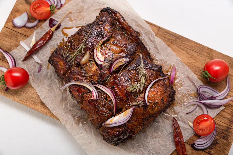 BBQ Chicken Pizza with tangy sauce